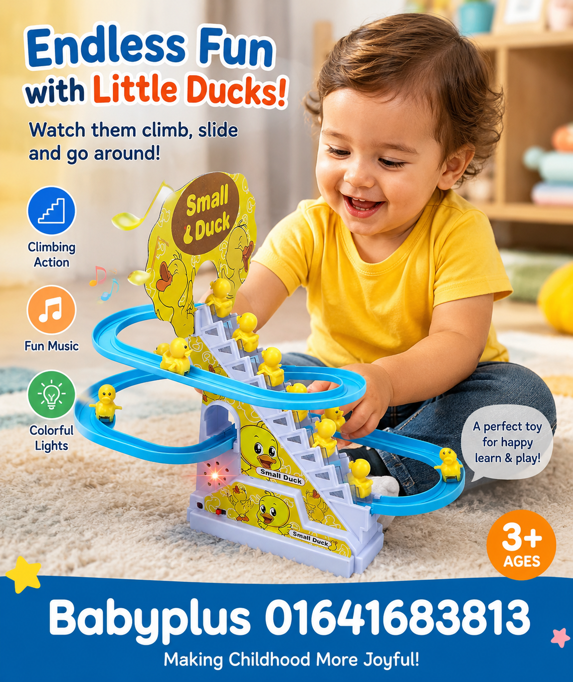 Small Duck Recargable With 9Baby